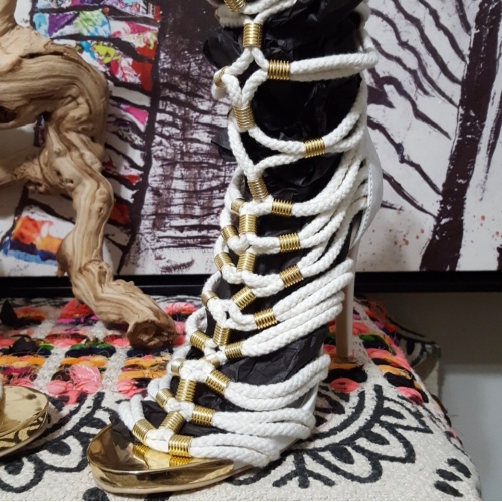Wild Rose Rope heels - Picture 3 of 7